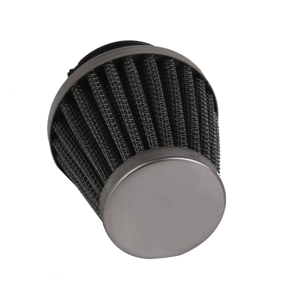 Mini Cone Cold Air Intake Filter Breather 42mm with Hose Clamp