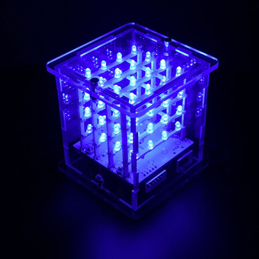 Keyestudio 4x4x4 LED C ube Kit for Arduino Project... – Vicedeal