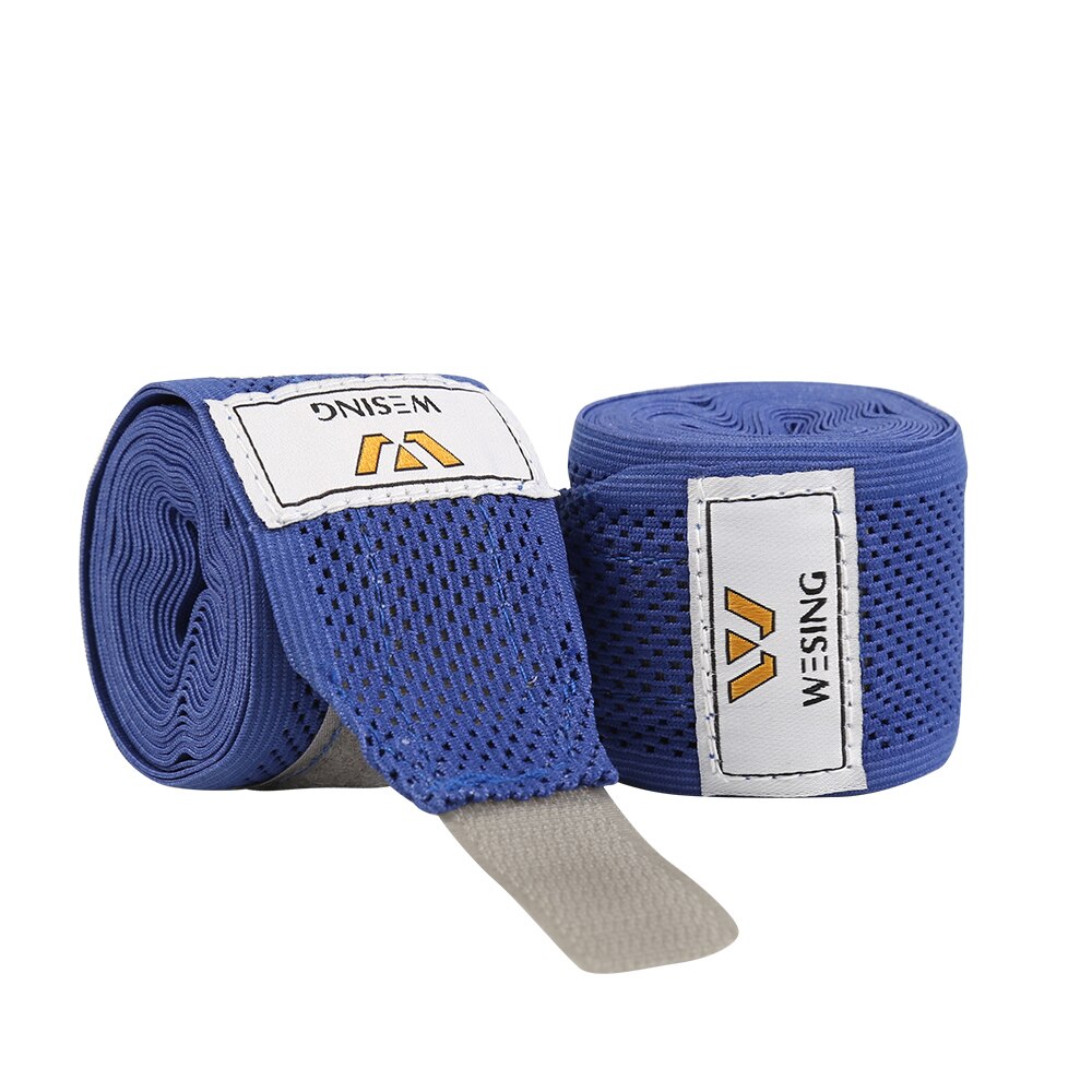 Bokshandbandage breedte 5cm boksbandage sanda muay thai mma taekwondo hand handschoenen lengte 3m 5m katoen: Blauw / 3m