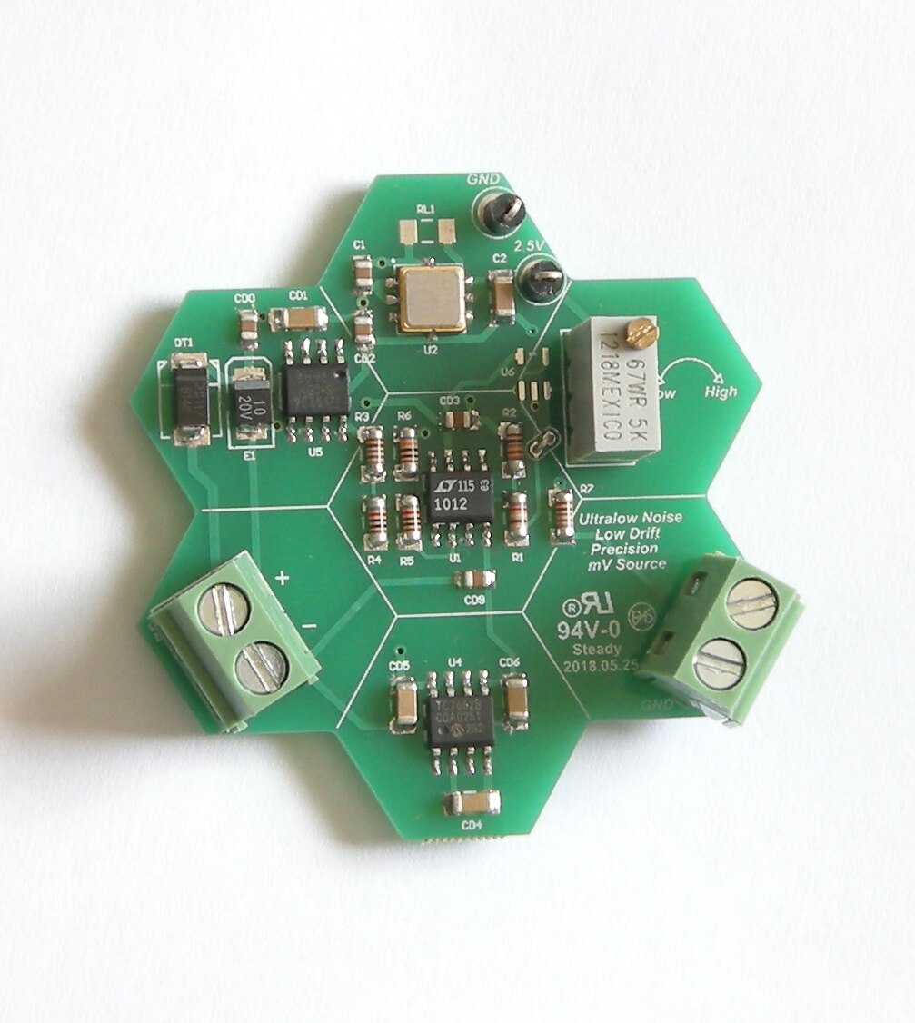 Ultra Low Noise MV Source, Noise About 600nv