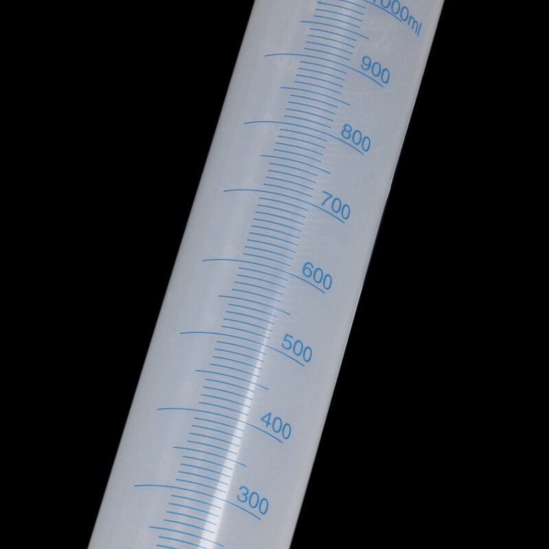 Stor høj 41 centimeter 1000 milliliter meter plastmålecylinder