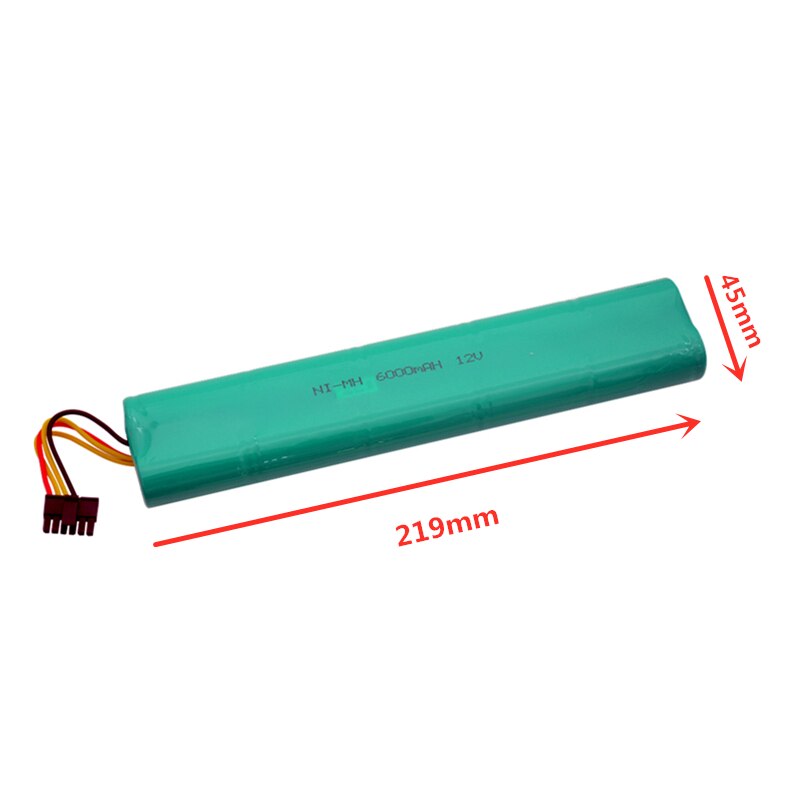 Sopmaskin 12v 6000 mah batteri för neato botvac 70e 75 80 85 d75 d8 d85 dammsugare  sc 12v nimh laddningsbart batteri