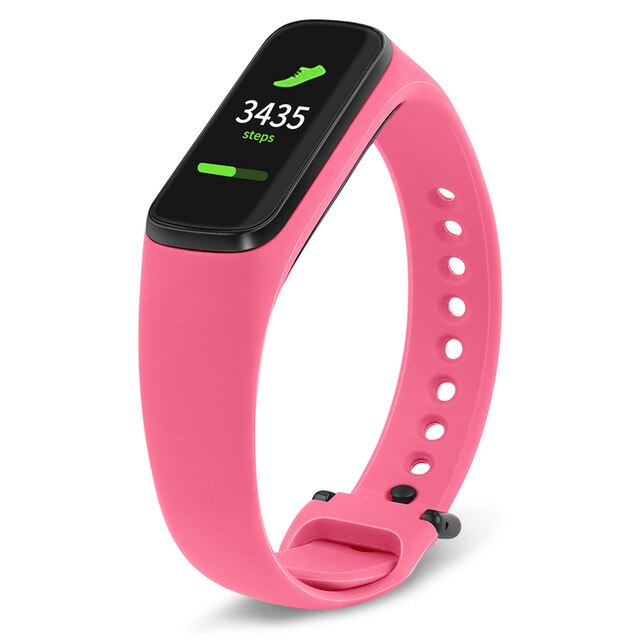 Smart Watch Band for Samsung Galaxy Fit-e R375 Silicone Wrist Band Strap Watchband Adjustable Bracelet Sports Replacement Band: Hot Pink