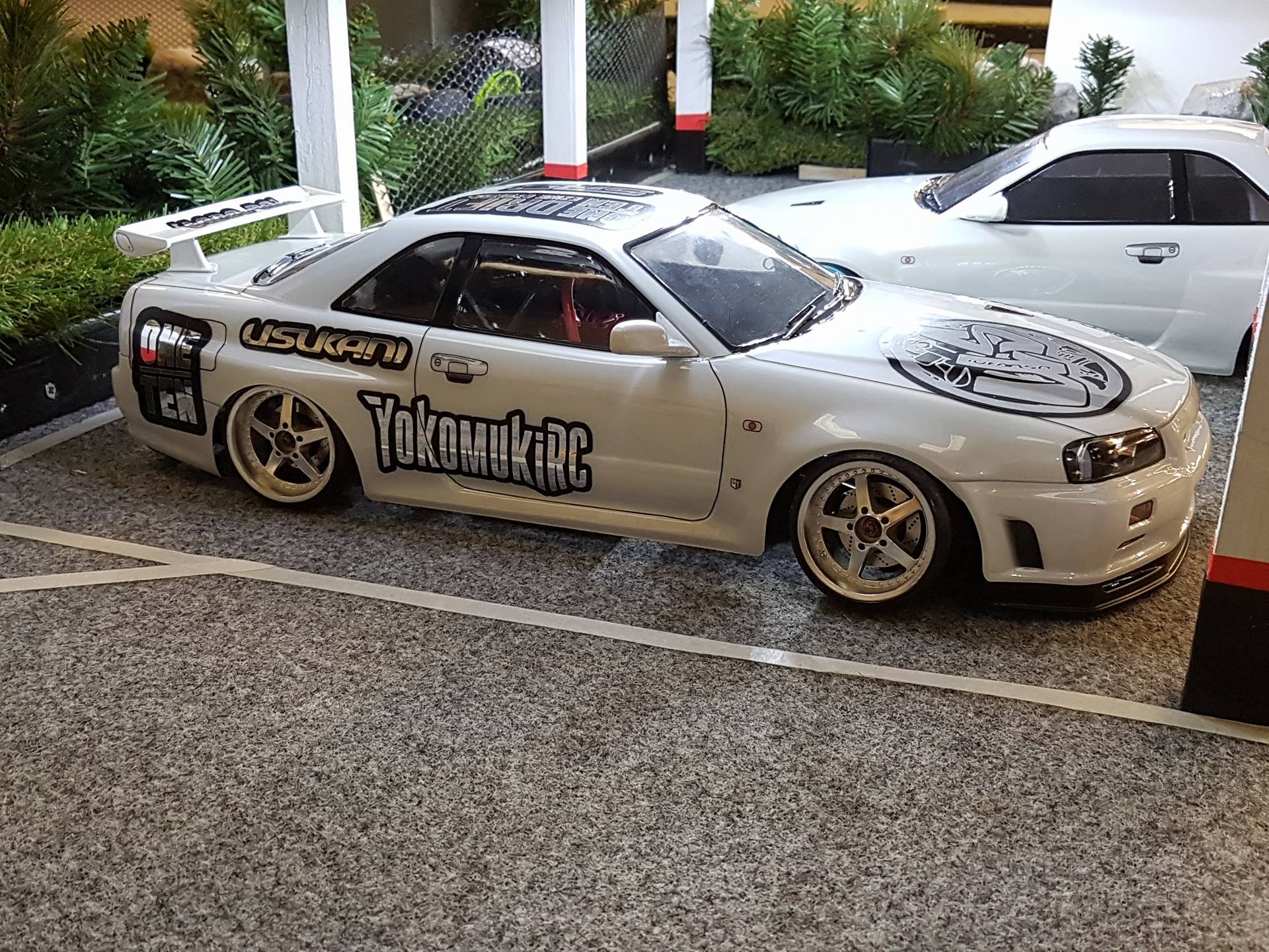 Killerbody elektrische touring rc car 1:10 RC KLAR PC Körper NISSAN SKYLINE (BNR34)