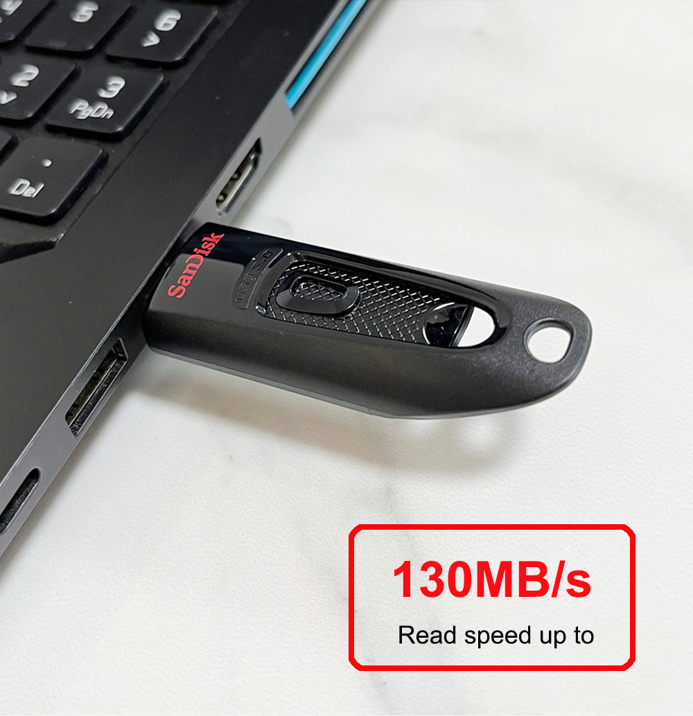 SanDisk Ultra USB 3.0 Flash Drive 16GB Pen Drive 32GB 64GB 128GB U Disk 256GB 512GB Memory Stick USB Stick 130MB/s do komputera