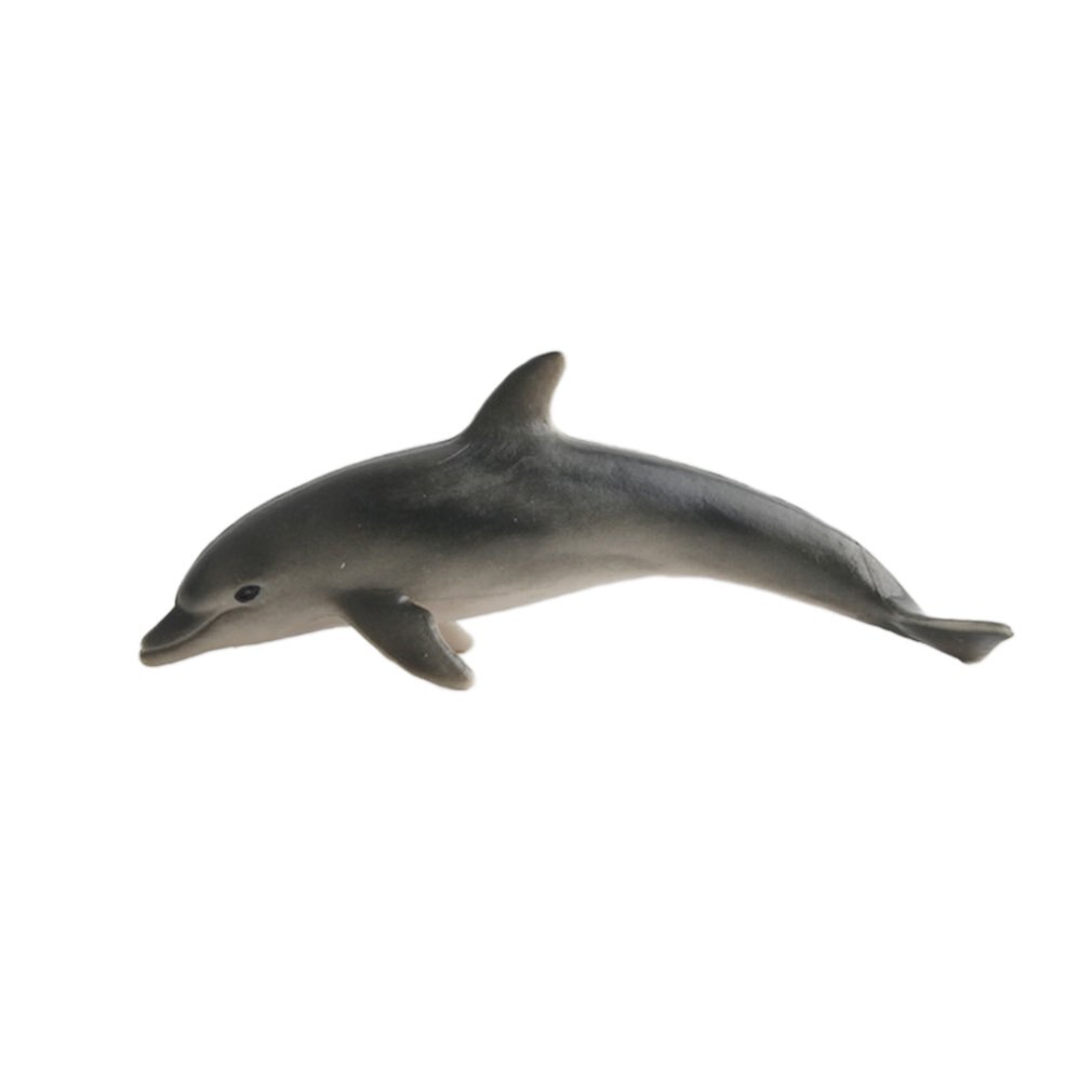 Simulation Great White Shark Whale Shark Marine Biology Model Turtle Penguin Underwater World Children'S Animal Toys: dolphin