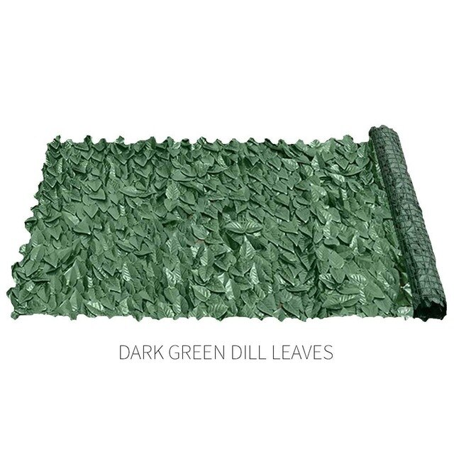 50cm Hinterhof Grün Wände Garten Grenze Stein Gärten Garten Zaun Praktische draussen drinnen Verwenden Gartenarbeit gepflastert: dunkel Grün Blatt