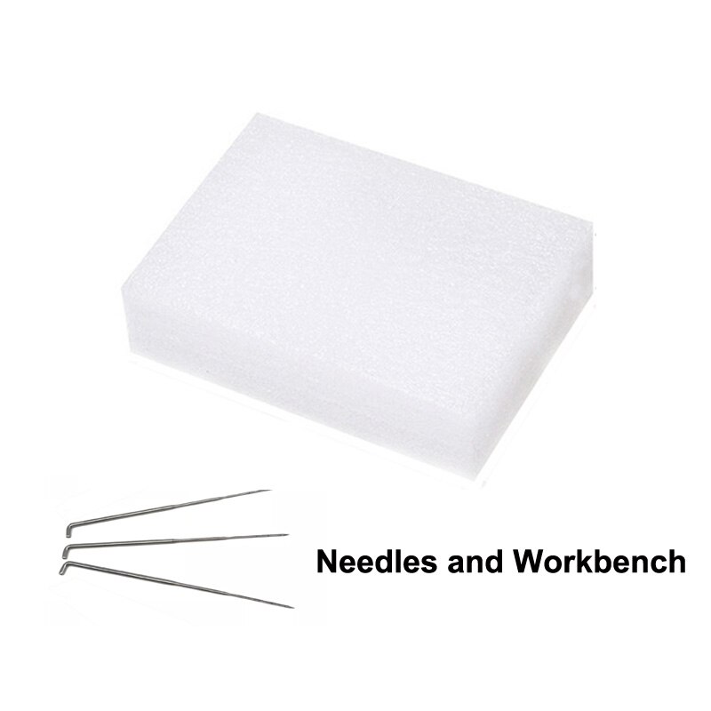 Cute Animal Pig Panda Wool Felt Needle Poked Knitting DIY Wool Felting Package Handmade Keychain Sewing Art Craft Decor