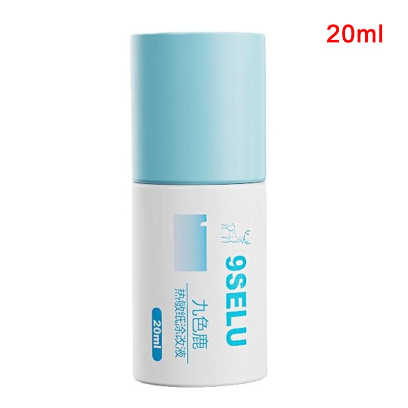 10ml/20ml masking fluid correction fluid Thermal Paper Data Protection Fluid Application Glue Stick Material PVC Stick: A2