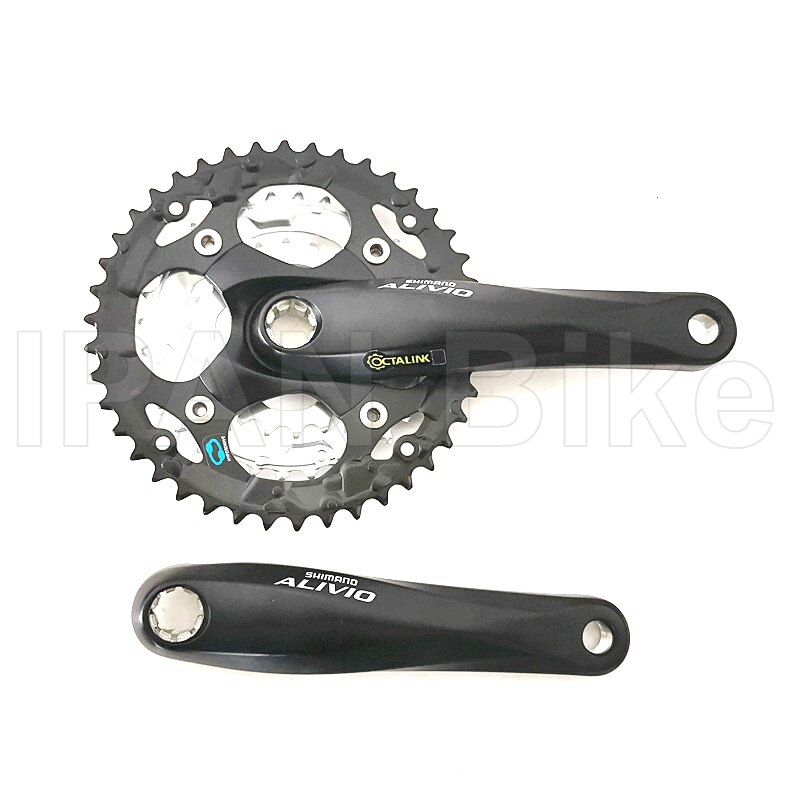 Shimano ALIVIO FC-M410 Bike Crankset 8/24 Speed Hollowtech Crankset 170mm 42-32-22T MTB Bike Chainwheel FC M410 Crank