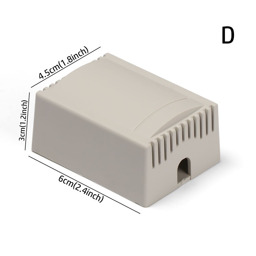 Electronic IP67Junction Box Instrument Case Waterproof Plastic Enclosure Box Electrical Project Box Outdoor Junction Box Housing: 60x45x30mm