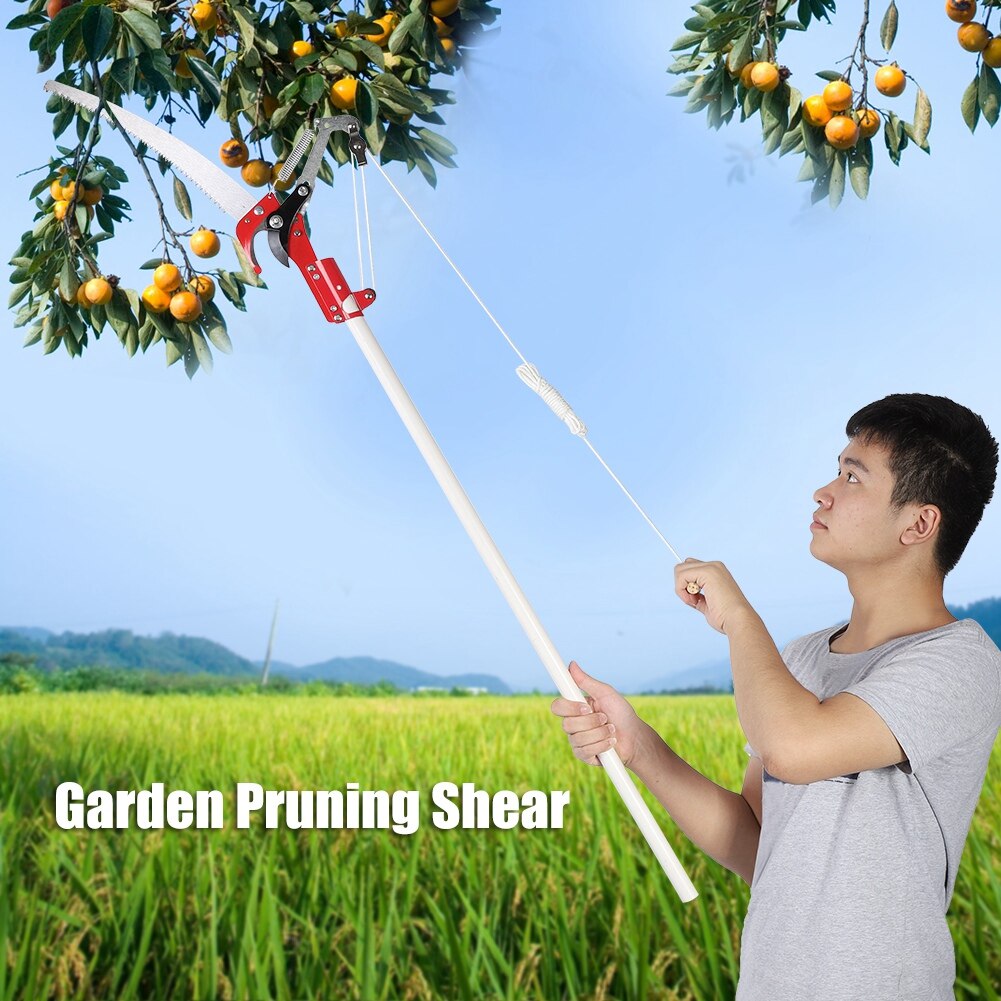 2 Wheels Sharp Garden Pruning Shear Tree Trimmer Clipper Trimming Tool For Gardening, Landscaping And Heavy Duty Trimming
