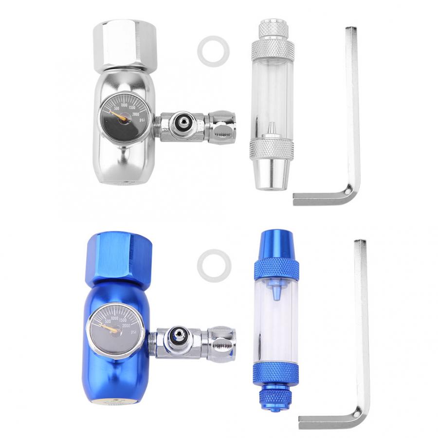 Aquarium CO2 Pressure Regulator Check Valve Gauge Bubble Counter Mini Valve Aquarium Carbon Dioxide