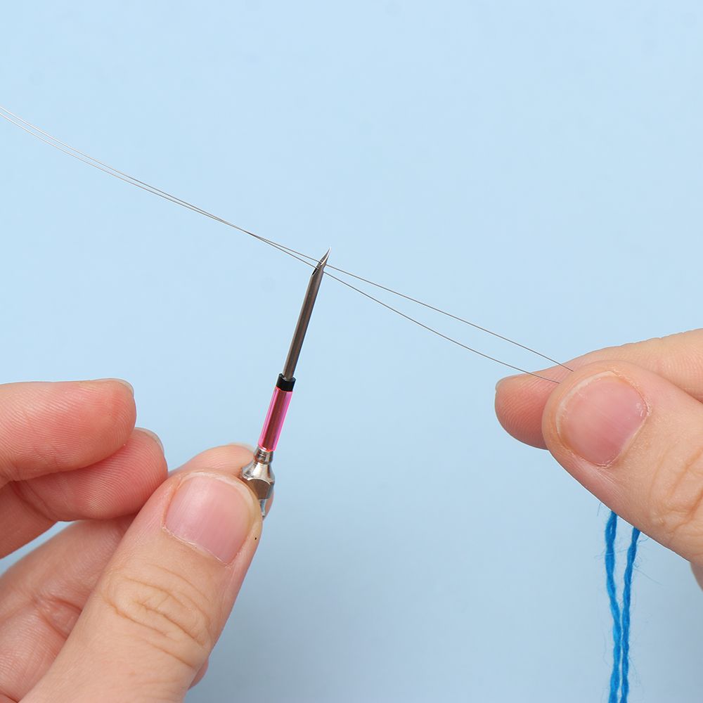 Embroidery Stitch of All models Punch Needle Tool Poke Needle with Changeable Head Poking Cross Stitch Tools Knitting DIY Craft