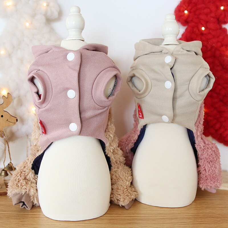 Funny Dog Costume Cute Carrot Soft Winter Warm Pet Coat Overall Four Legs Clothing For Little Small Puppy clothes