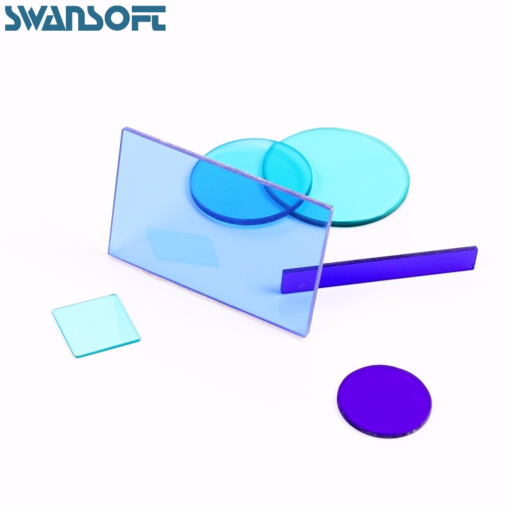 QB12 vidrio óptico cyan vidrio 460nm filtro azul