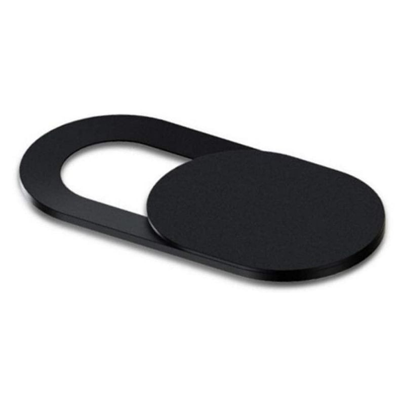 Sliding cover for computer camera, tablet or phone in black