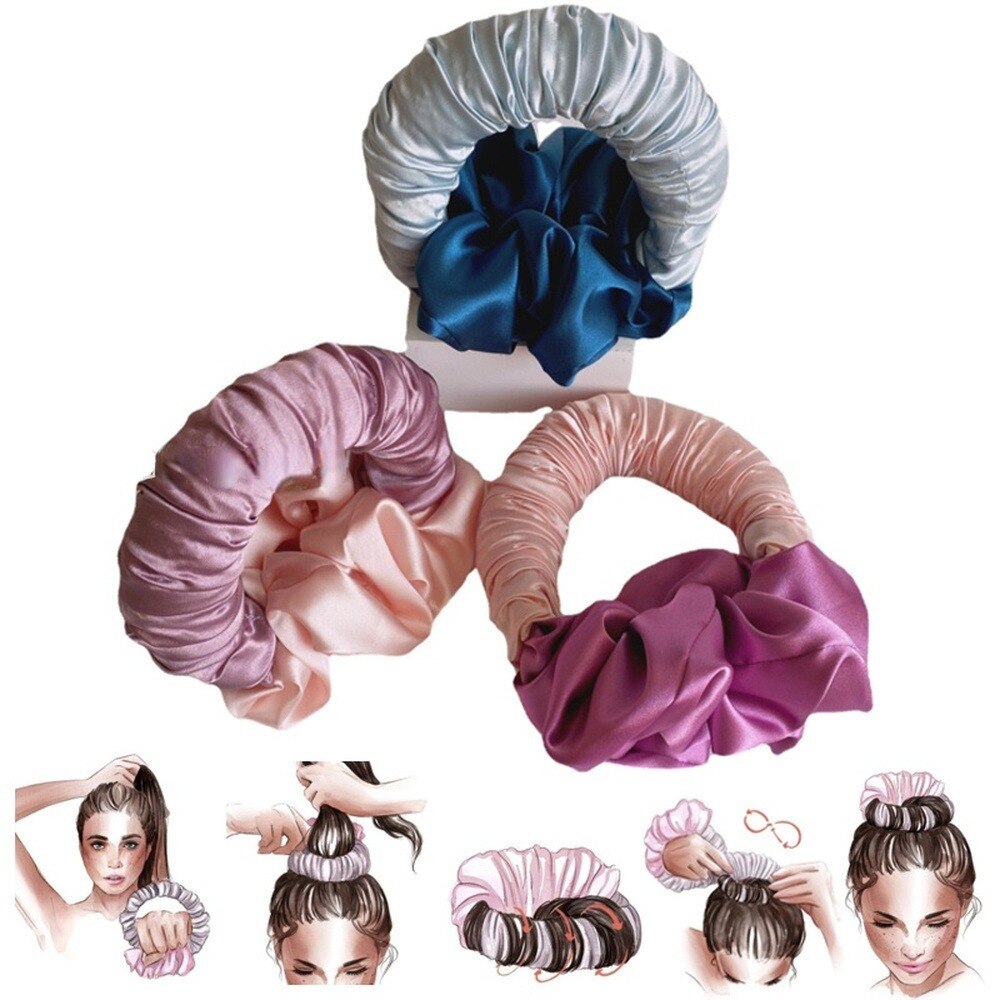 Heatless Curling Rod Headband No Heat Hair Rollers Ribbon Hair Curler Wave Formers Lazy Sleeping Curls DIY Hair Styling Tools