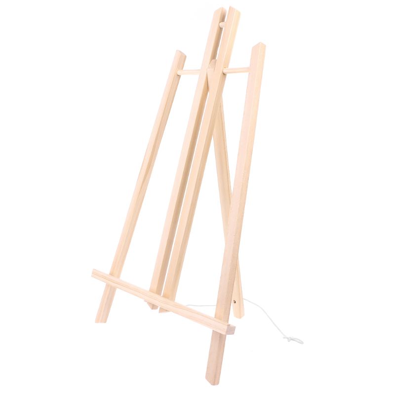 Wood Easel Advertisement Exhibition Display Shelf Holder Studio Painting Stand