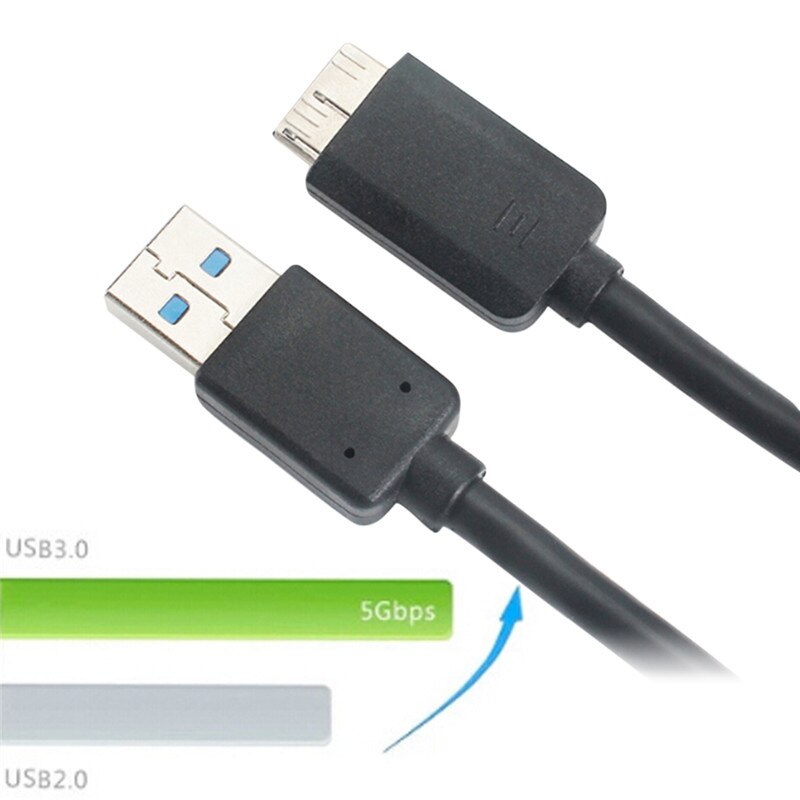 Micro USB3.0 Data Sync Charging Cable 45CM USB 3.0 MicroUSB Cable for HD PC USB Mobile Hard Disk Connection Line