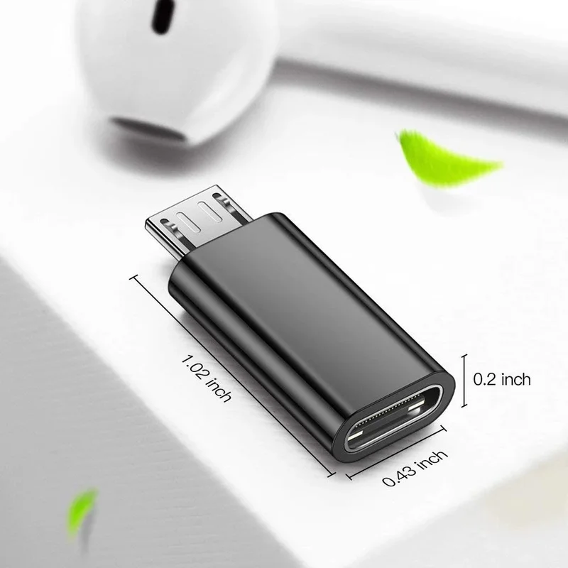 Złącze USB typu C żeńskie na Micro USB męskie Adapter ładowarki Micro USB typu C do konwertera telefonu Xiaomi Redmi Huawei