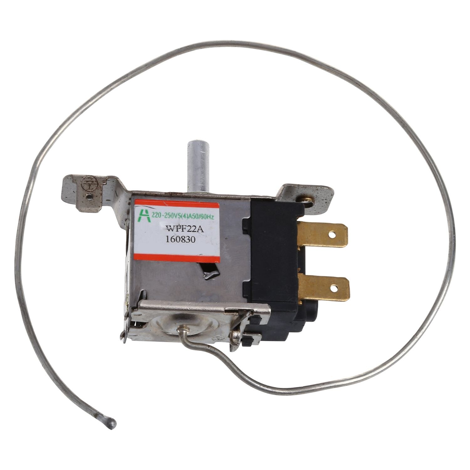 WPF22A-termostato de refrigeración para refrigerador, 2 pines, ca 220-250V, 5(4)A 50/60Hz, accesorios para refrigerador, cable de Metal de 30cm