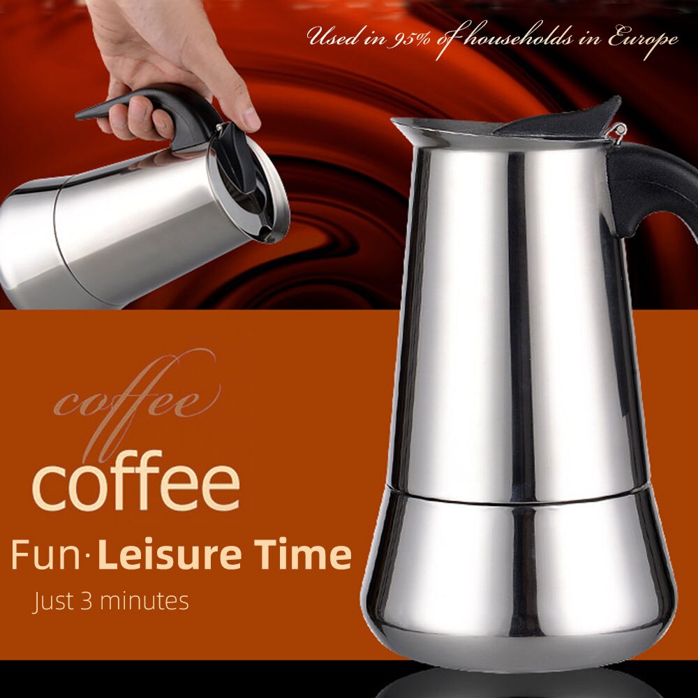 Cafetera de café expreso, cafetera de Moka, cafetera de café expreso, cafetera Latte