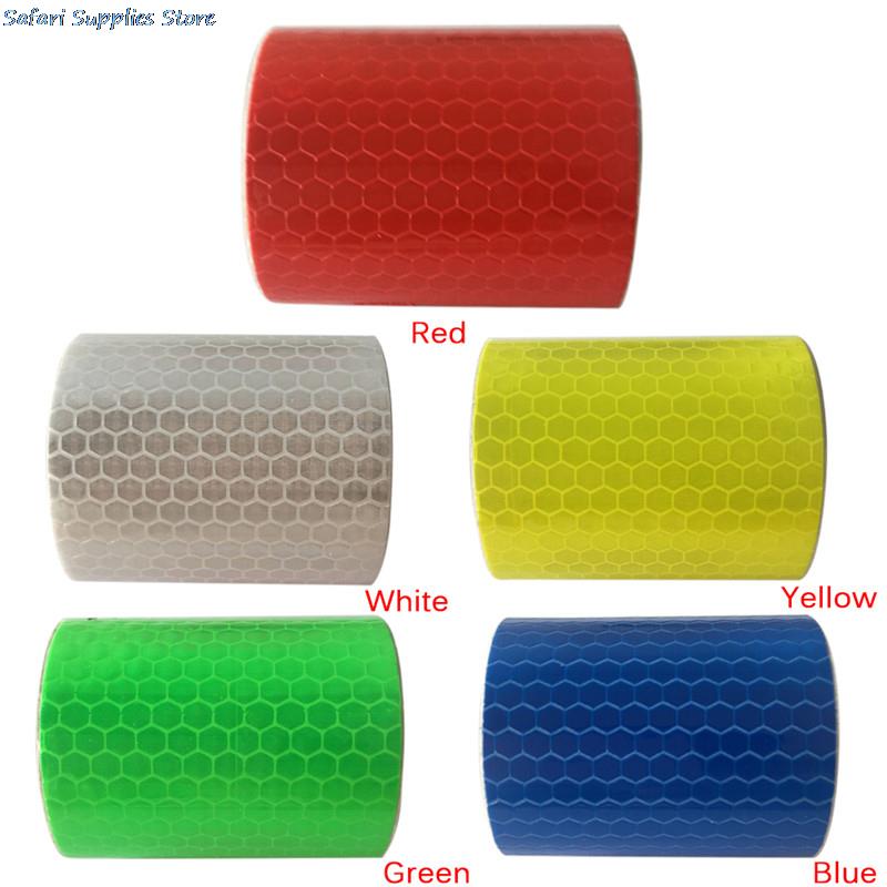 Safety Caution Reflective Tape Warning Tape Sticker Self Adhesive Tape 5cm X 1M Stripes
