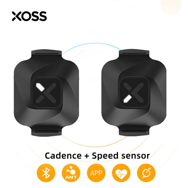 Xoss Speed Cadence Sensor ANT+ Bluetooth Speedmeter Compatible For Garmin iGPSPORT Bryton: vortex 2pcs