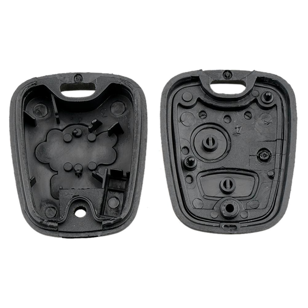 Mando a distancia para coche, 2 botones, funda de llave en blanco, reemplazo de llave de coche, para Peugeot 206