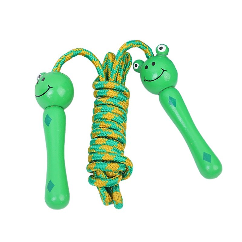 Nuevos juguetes para niños, animales de caricatura de madera, asa para saltar la cuerda, estudiantes de guardería, cuerda de ejercicio, cuerda de salto para Fitness: G