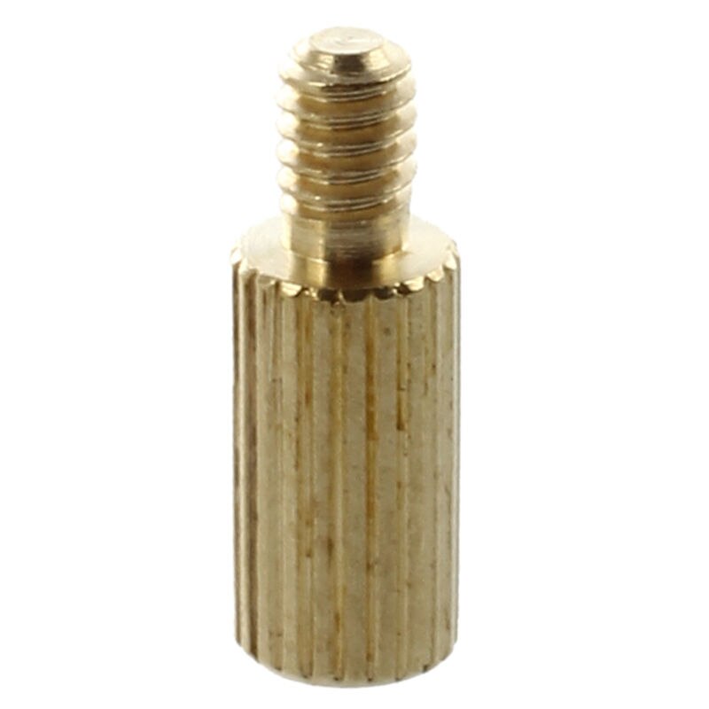 50 Uds rosca macho a hembra latón pilares espaciador de separación M2x6mmx9mm