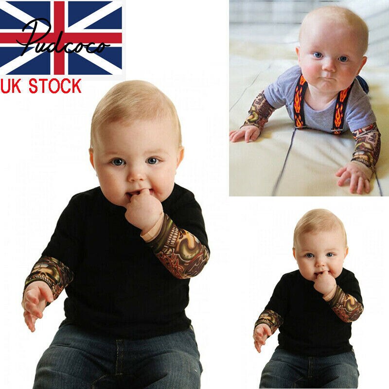 Casual Cotton Newborn Infant Baby Boy Clothes Print Romper Patchwork Jumpsuit outfits 0-18M