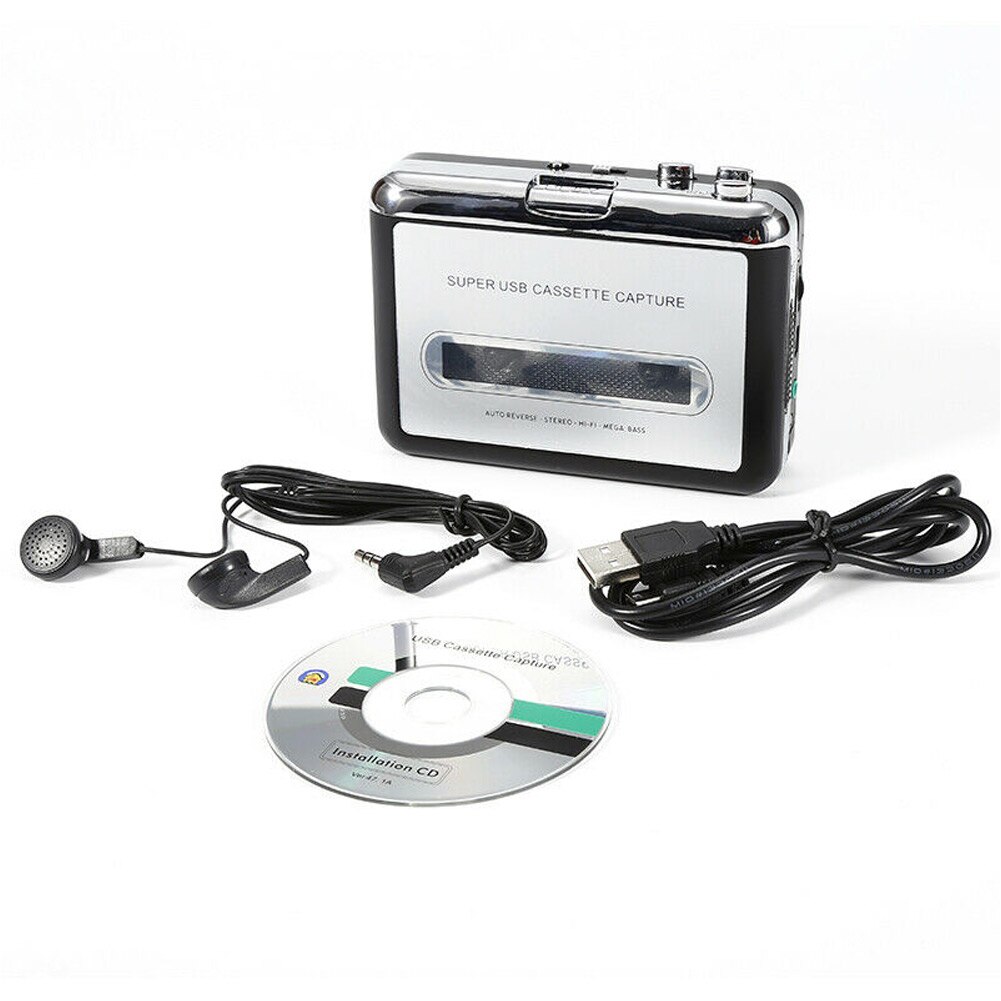 USB Kassette zu MP3 Konverter Tragbare Audio Tape-to-MP3 Musik Player Switcher DC128