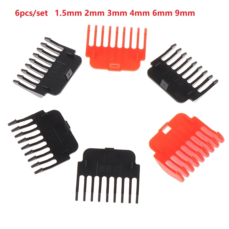 1 Set T9 Tondeuse Guards Gids Kammen Trimmer Snijden Gidsen Styling Tools Attachment Compatibel 1.5/ 2/ 3/ 4/ 6/ 9Mm: Default Title