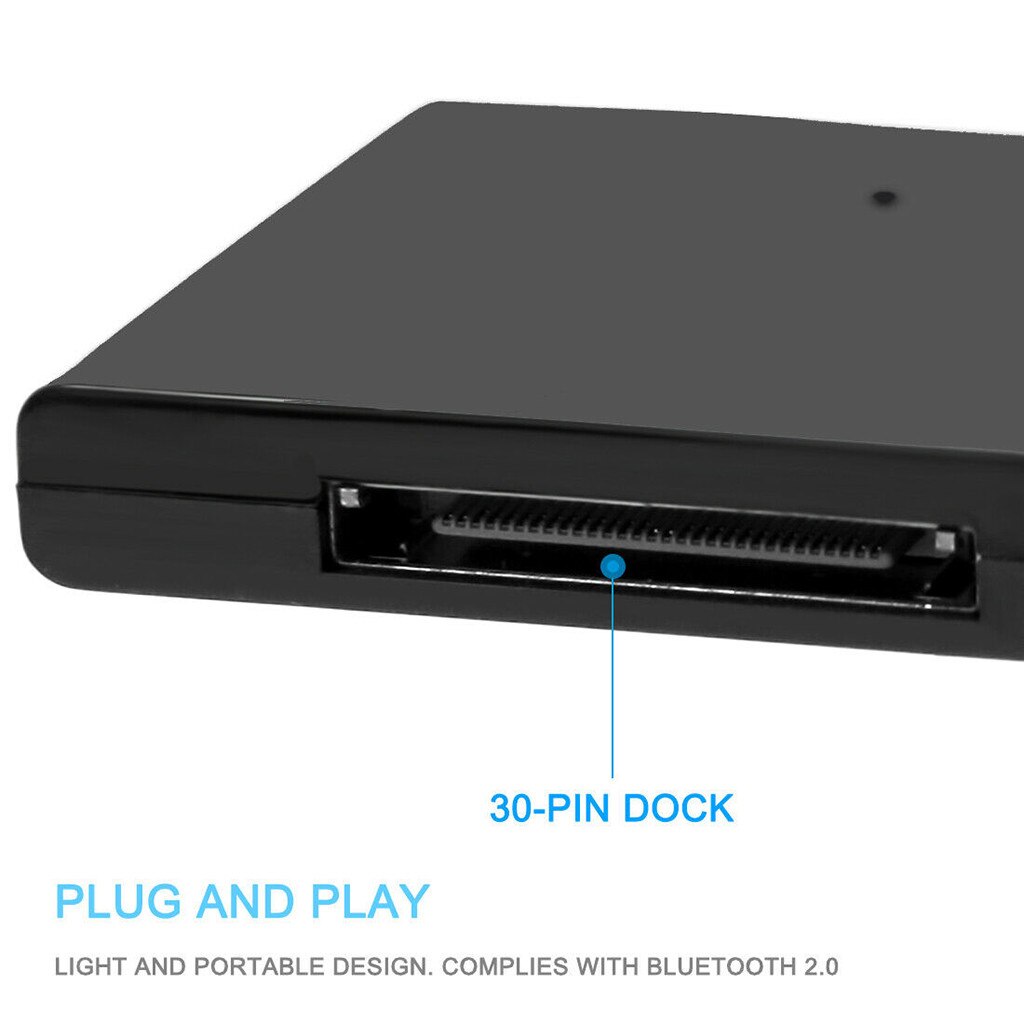 30-Pin Speaker Adapter Receiver to Audio Bluetooth Music Dock for Sounddock IPOD Music Receiver Wireless Stereo Audio Speaker