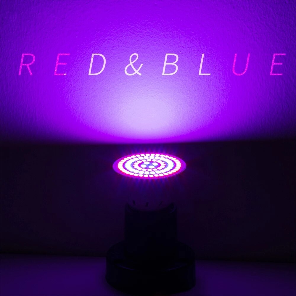 Led Plant Grow Lampen E26 E27 E14 MR16 GU10 B22 48LEDs-300LEDs Plant Licht Groenten Kas Hydrocultuur D30