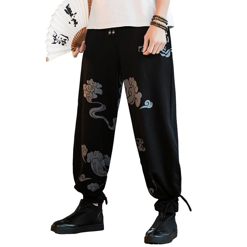 Traditional chinese clothing for men casual pants trousers chinese market online men pants casual trousers TA009: 5XL