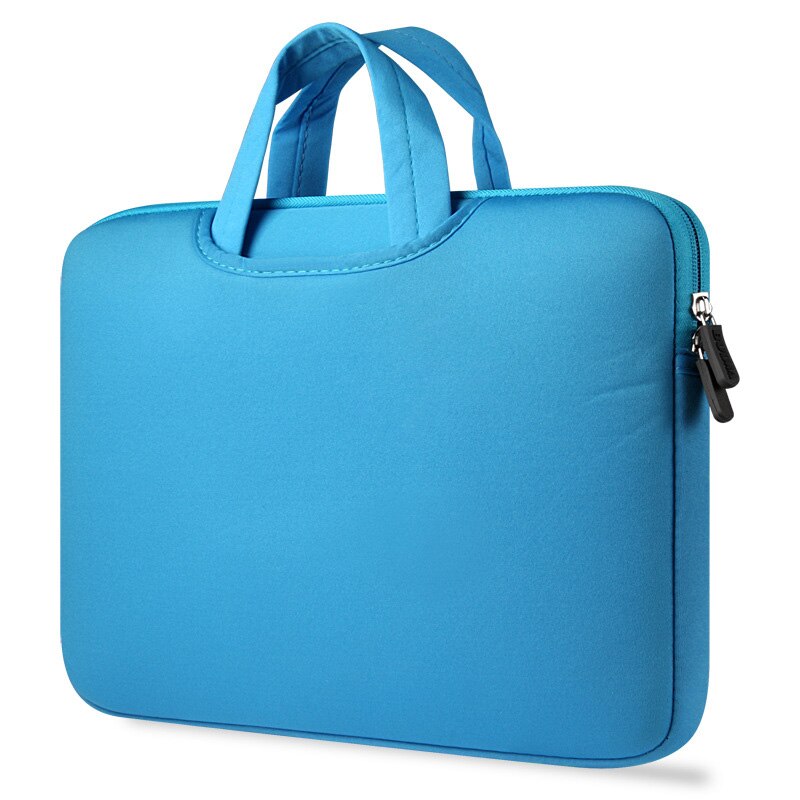 Laptoptaschen 11,6 12,5 13,3 14,1 15,4 15,6 Zoll Notebooktasche Schutzhülle Handtasche für MacBook Luft Profi 13 15 für HP Dell Geldbörse: 12" / Blau