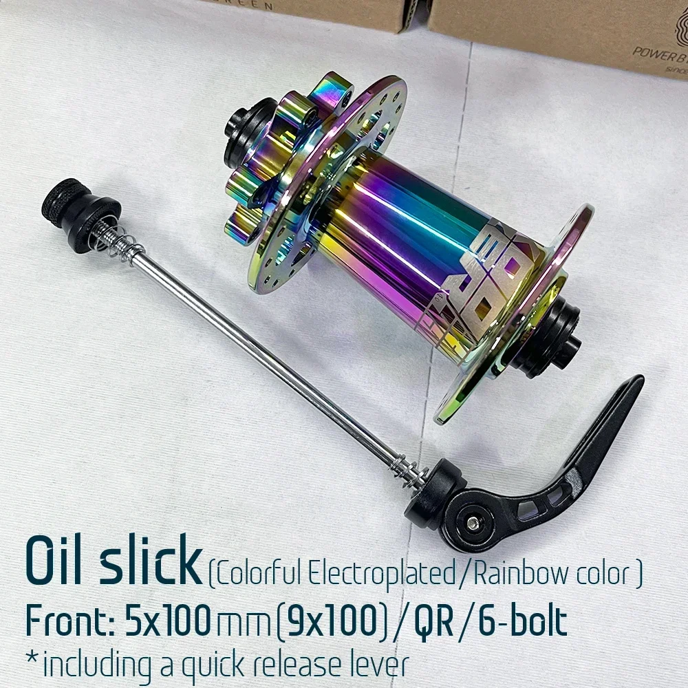 Koozer XM490pro Front MTB 5x100mm QR 9x100mm TA 15x100mm THRU 28H 32 Holes 6 Bolts Disc 2 Sealed Bearing Bike Parts Bicycle Hub: Clear