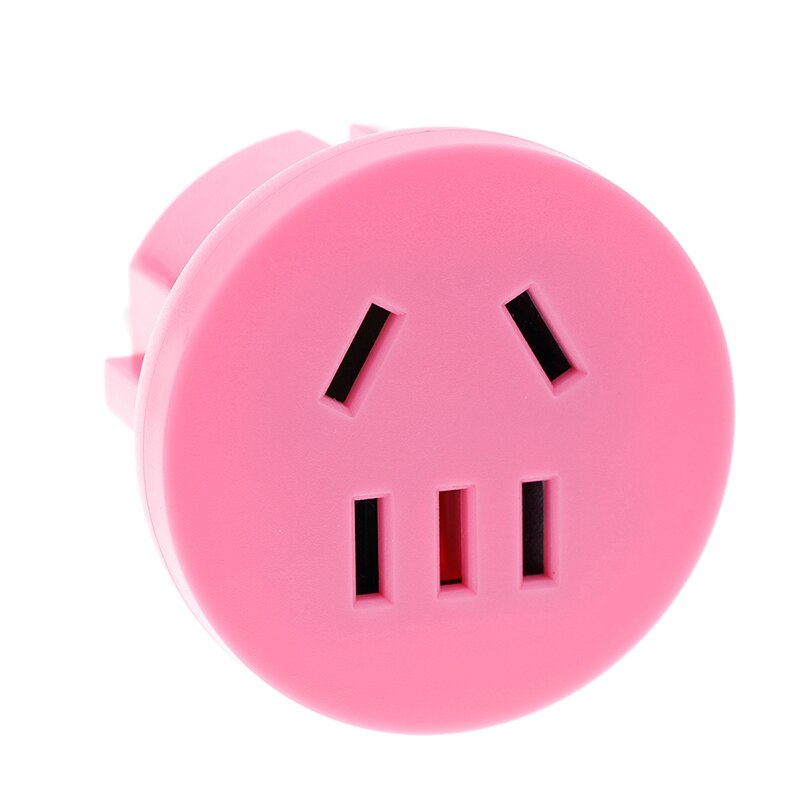 1 pcs US AU Om EU Plug USA AUS Naar Euro Europa Travel Muur AC Power Plug Wall Charger Outlet adapter Converter 2 Ronde Pin Socket
