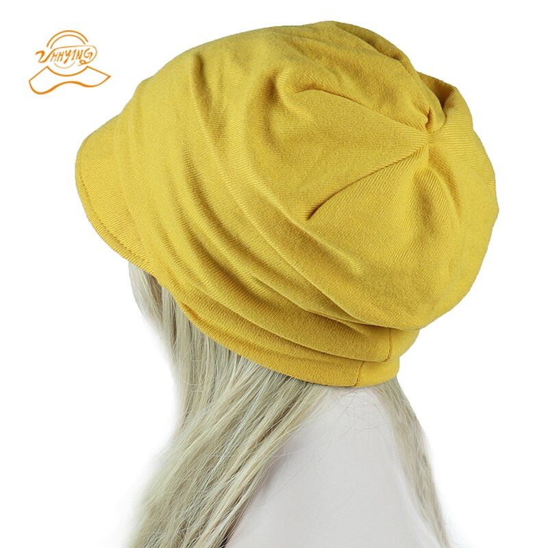 Con sombrero de ala tejido al Crochet para mujer invierno gorros calientes de punto femenino gorras elegantes para mujer de al por mayor