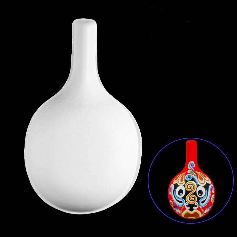 Kindergarten handmade pulp Peking opera mask white child blank painting hand drawn: 14x24cm