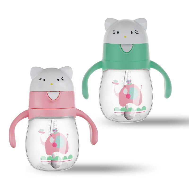 SUVI Baby doppel griff Ausbildung trinkbecher 360 freundlicher Stroh Tasse mit griff Baby tasse.