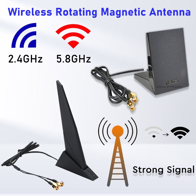 Netwerkkaart Module Antenne Voor Asus Rog Z390 Z490 X570 B460 B360 Moederbord Draadloze 2T2R Wifi Dual Band Cartão De rede