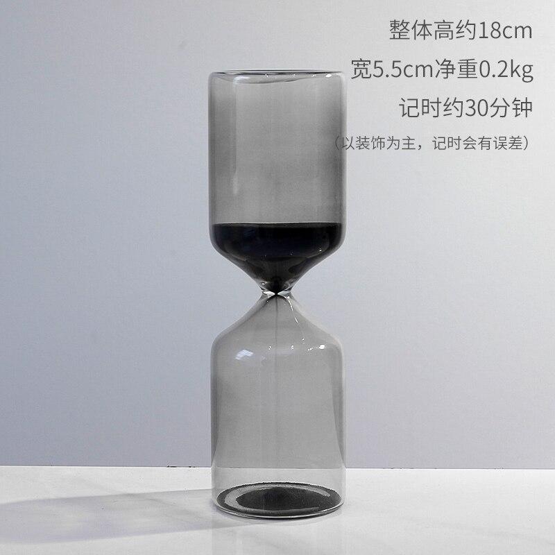 Sablier de sable moderne et Simple pour enfants, décorations de maison, d'anniversaire pour enfants, minuterie de sablier, décoration créative pour salon nordique: 30Minute2