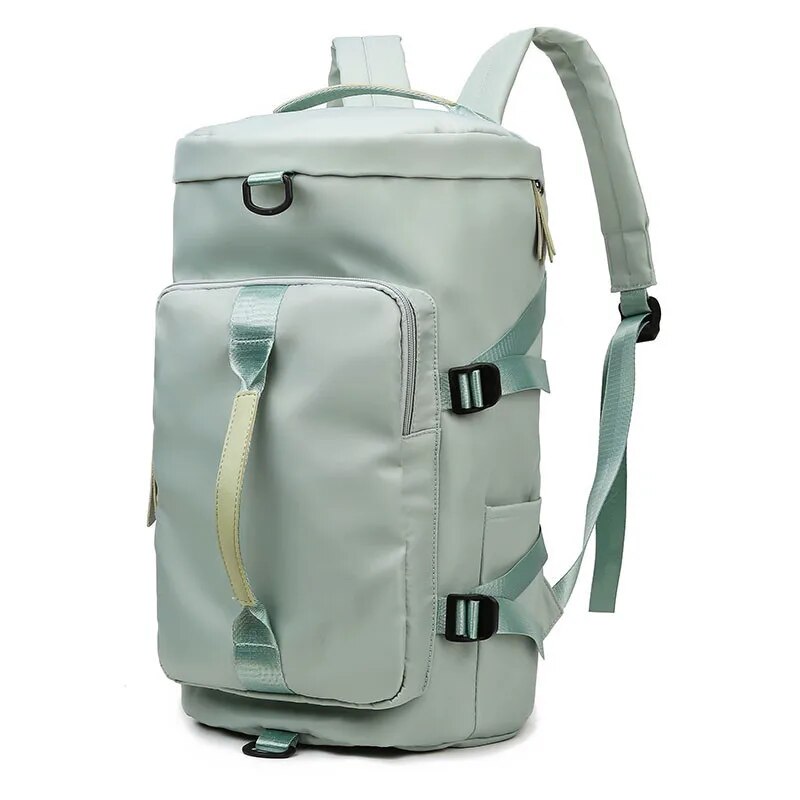 Riliwil-Mochilas desportivas impermeáveis ao ar livre, mochila de viagem, mochila de fitness, saco de viagem grande capacidade, mochilas sapato celeiro: Verde