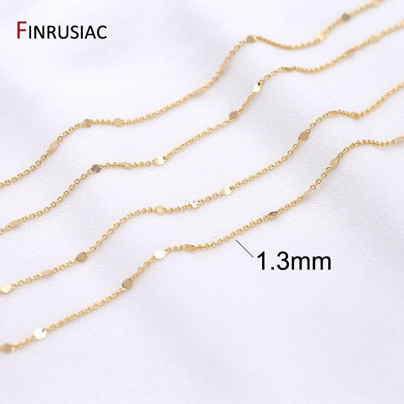 0.5m/1m Multi Types Chain For Jewelry Making Loose Chain Handmade DIY Bracelets Necklace Earrings Material: S / black