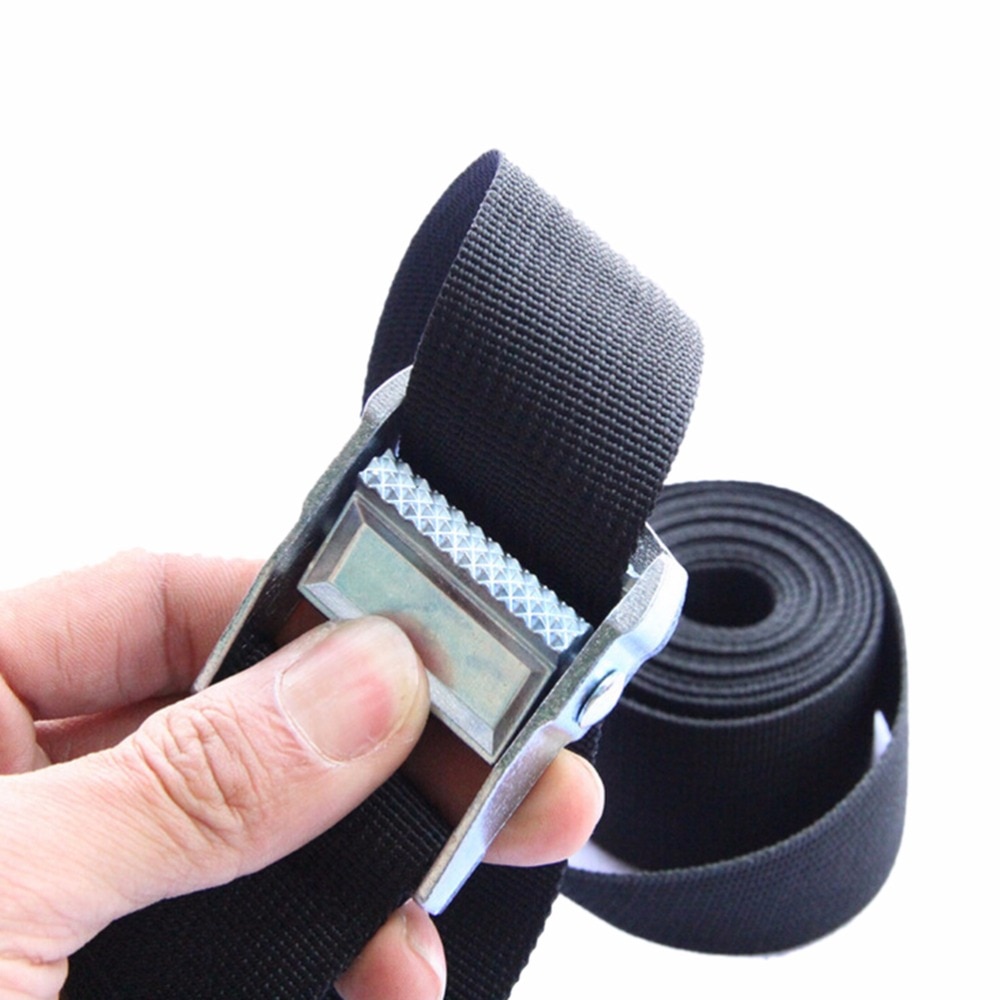 Metal Buckle Width Nylon Pack Cam Tie Down Strap Lash Luggage Bag Belt With Travel Accessories 1-4 M