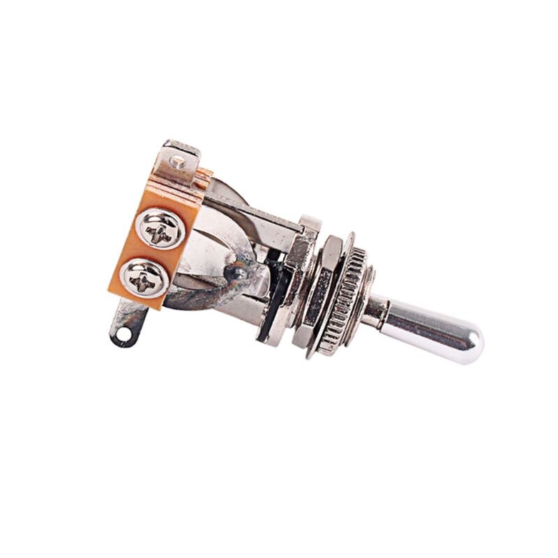Toggle Switch 3 Ways Pickup Selector Tone Conversion For LP SG Electric Guitar Silver Y4UB